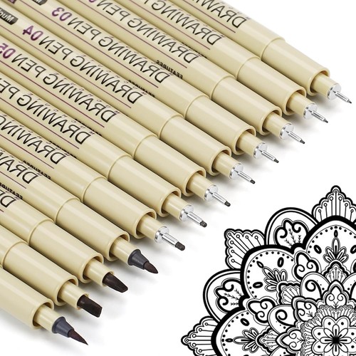Micro fineliner drawing - drawing, art